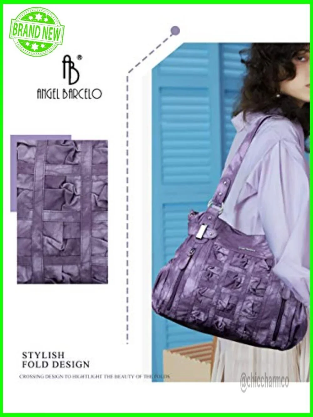 Large PU Leather Hobo Shoulder Bag with Multiple Pockets for Women